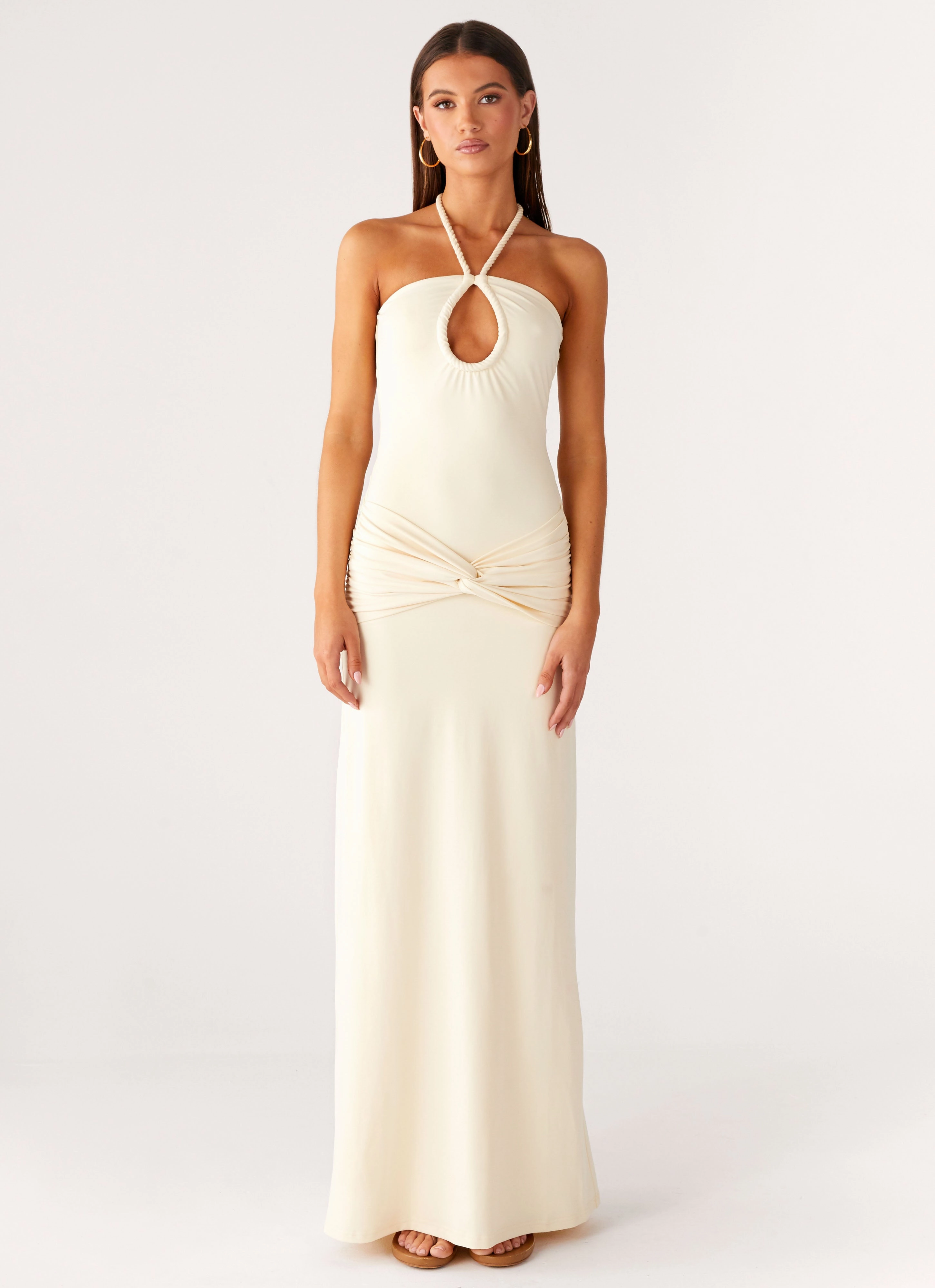 Sacred Maxi Dress - Yellow Neutral Base