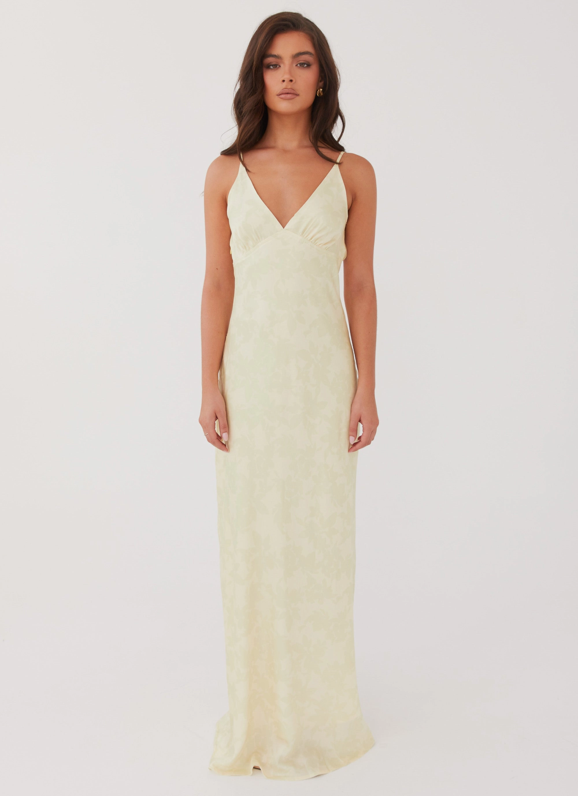 High-Fashion Sorrento Sun Maxi Dress - Yellow Floral