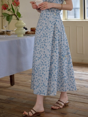 Molly Floral 100% Cotton Skirt Sporty Design