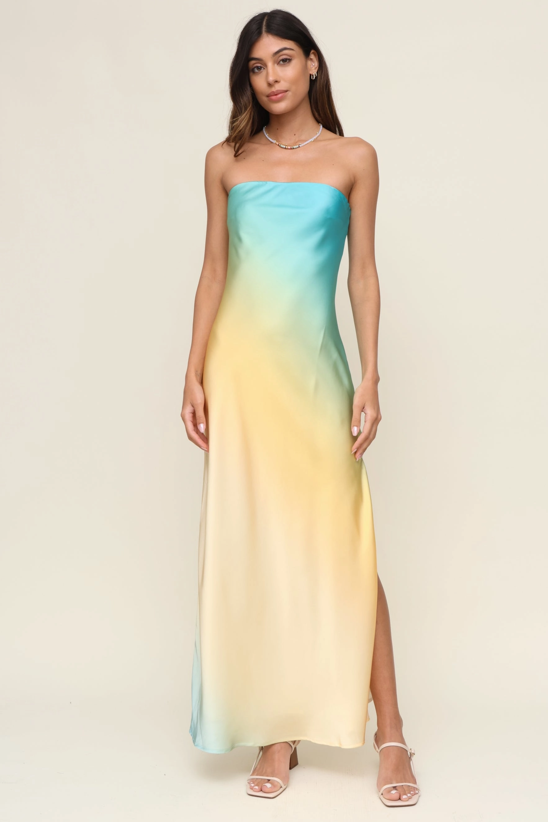 Radiant Dawn Maxi Dress perfect for events Handmade