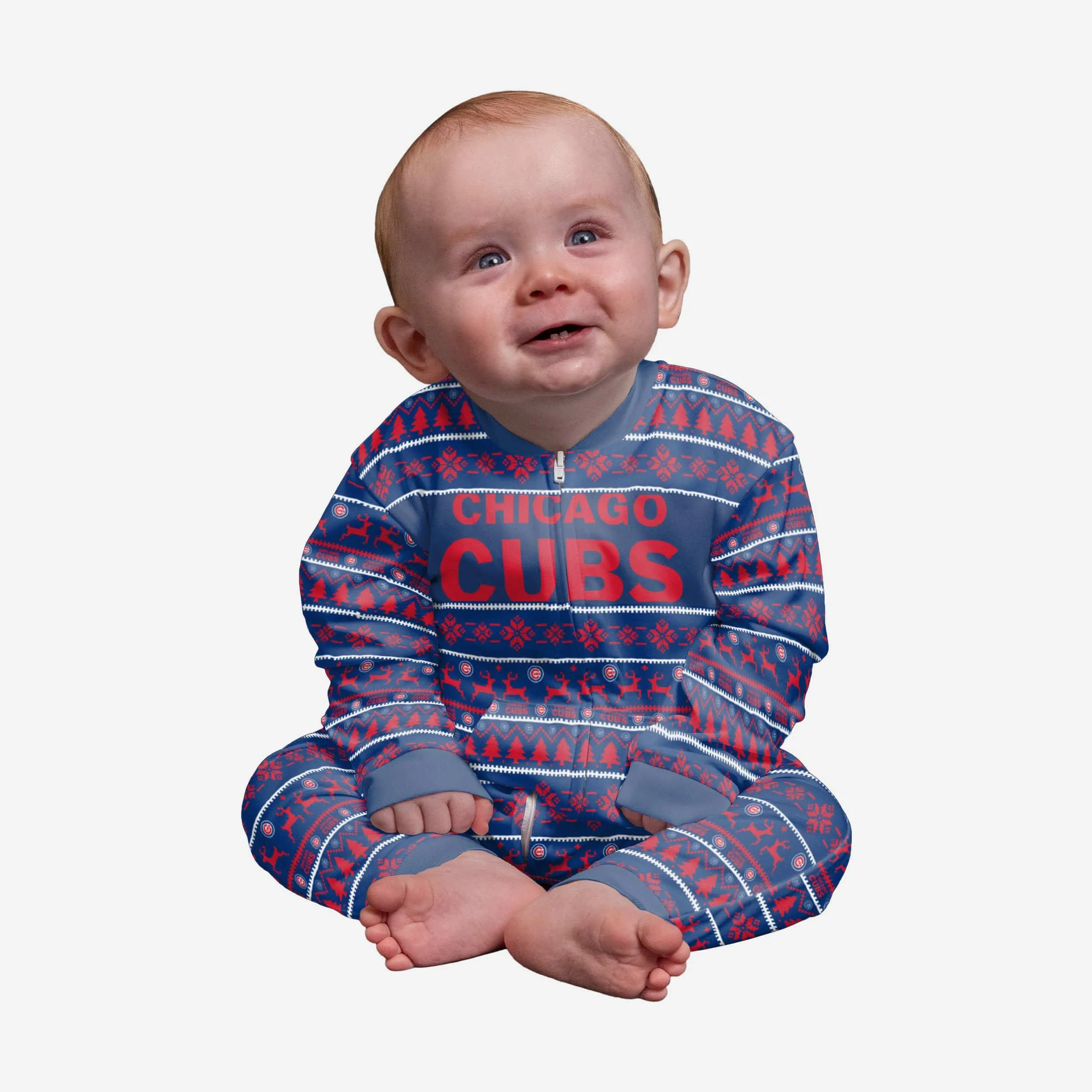 Chicago Cubs Infant Family Holiday Pajamas