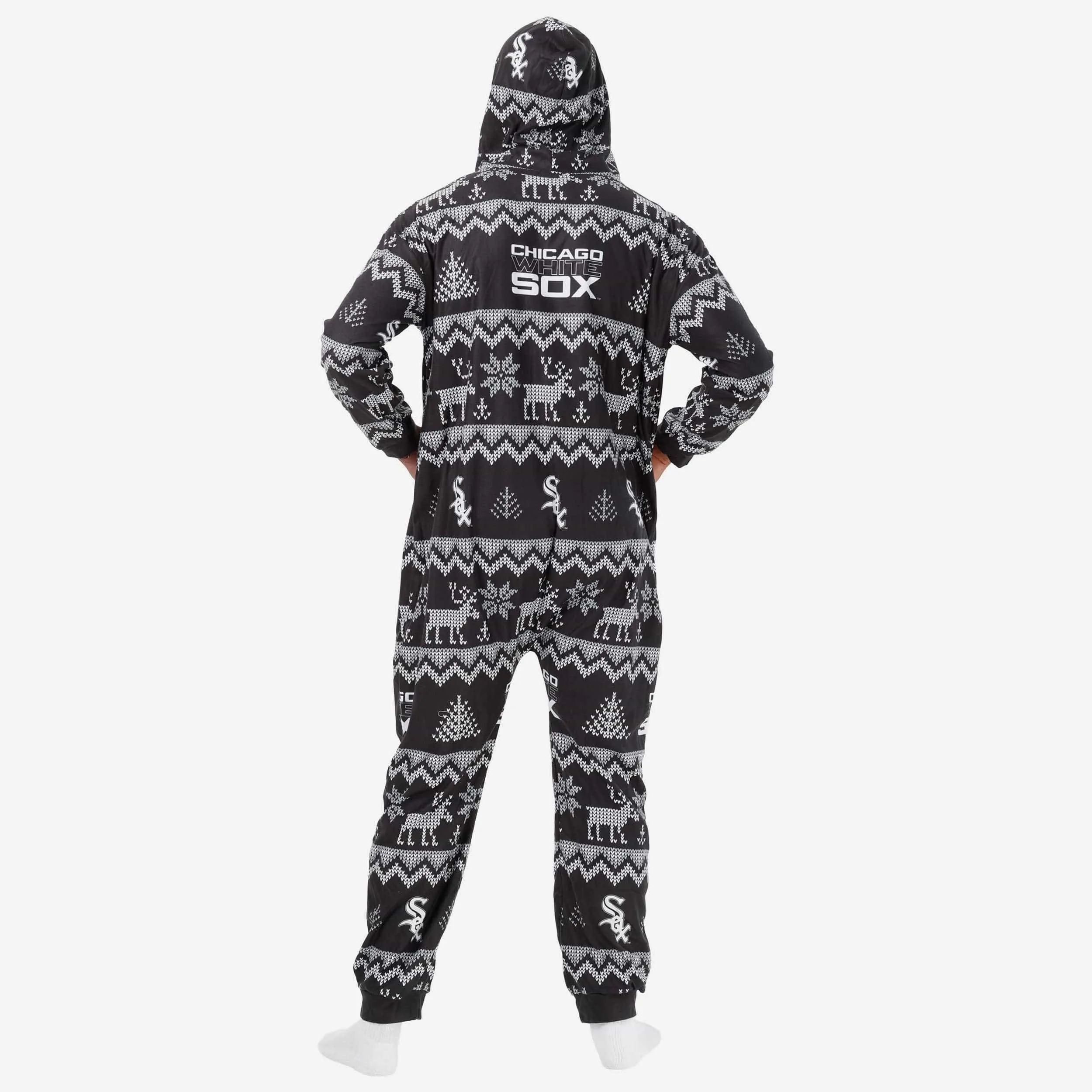 Chicago White Sox Ugly Pattern One Piece Pajamas