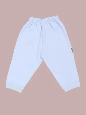 Child World Interlock Full Length Solid Lounge Pant - Blue