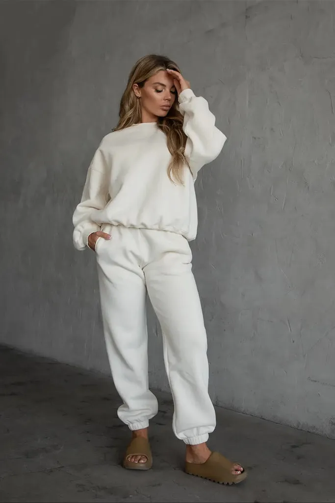 Non-Binding Fit Hypoallergenic fabric Cozy High Waisted Sweatpants