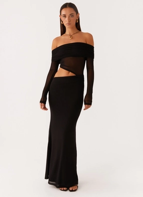 Seasonal piece Emery Maxi Dress - Black