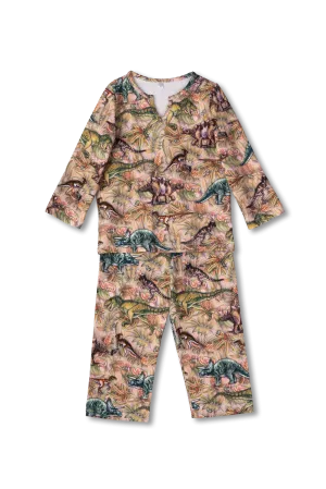 CHRIS - BOYS' PYJAMA SET WITH DINOSAUR PRINT