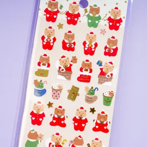 Christmas Bears Stickers