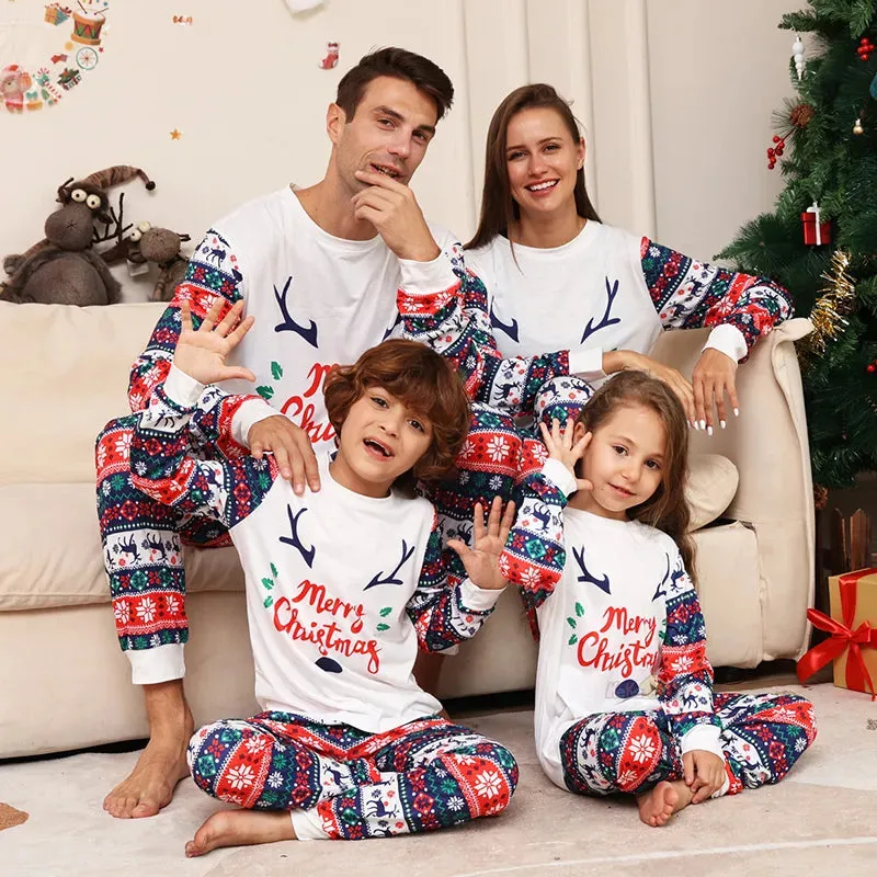 Christmas Family Matching Outfits Adult Kid 2023 News Pajamas Clothes Set Baby Rompers Casual Sleepwear Xmas Family Look Pyjamas