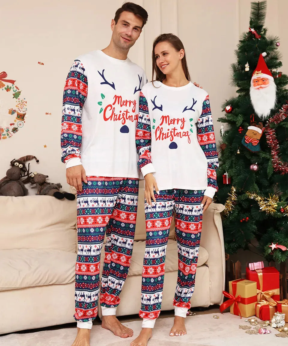 Christmas Family Matching Outfits Adult Kid 2023 News Pajamas Clothes Set Baby Rompers Casual Sleepwear Xmas Family Look Pyjamas