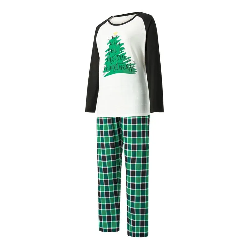 Christmas Family Matching Pajama We Wish You A Merry Christmas Printing PJS