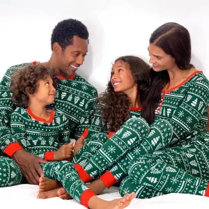 Christmas Family Matching Pajamas Set - Mother, Father, Kids & Baby Girl Rompers | Family Look Sleepwear Outfit