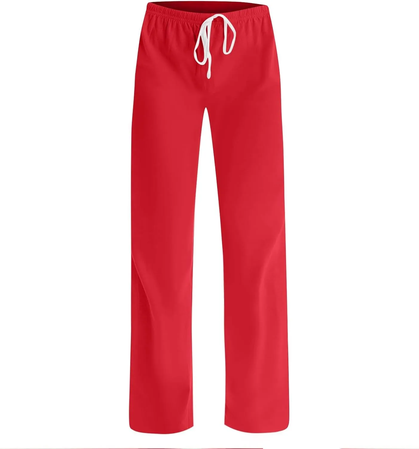 Christmas Pants for Women Buffalo Plaid High Waisted Sleep Trousers Elastic Waistband Straight Leg Loungewear Pants