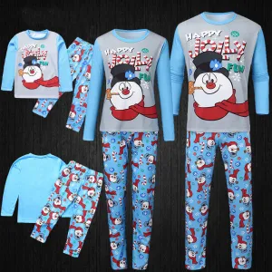 Christmas Parent-child Printed Long Sleeve Pajamas Homewear