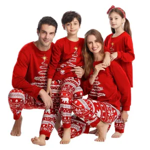 Christmas Tree Lights Family Pajama Set