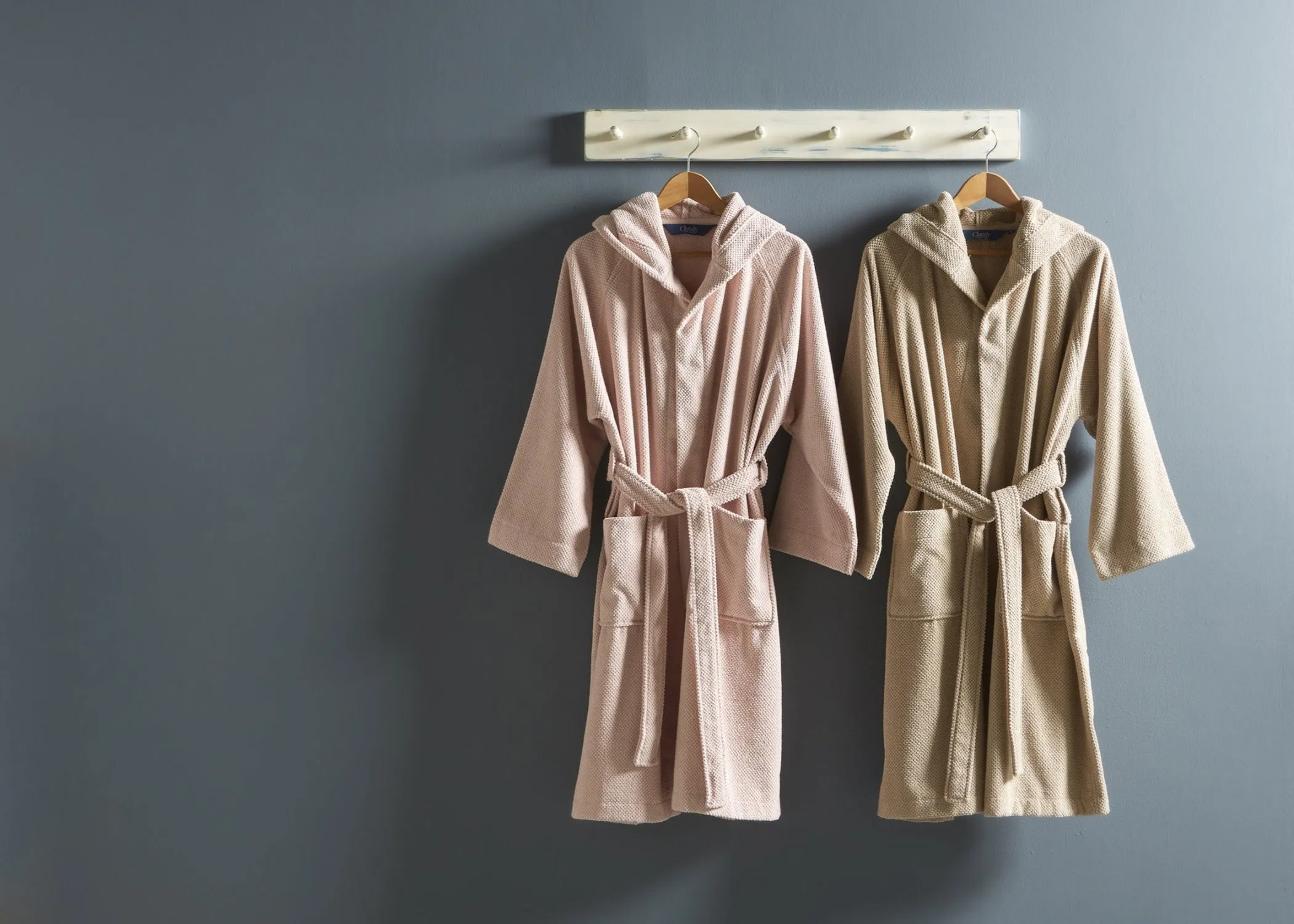 Christy "Brixton" Bathrobes in Blush (Soft Pink)