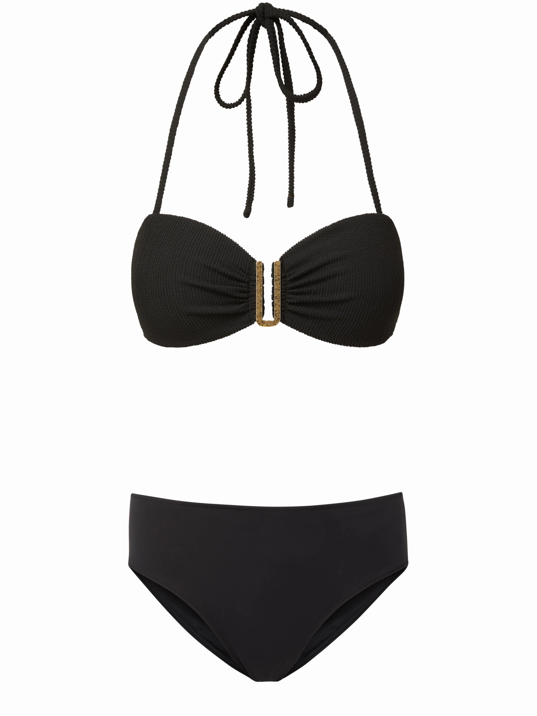 Cindy Top   Classic Midrise Bottom in Black Texture Active Comfort Snorkeling