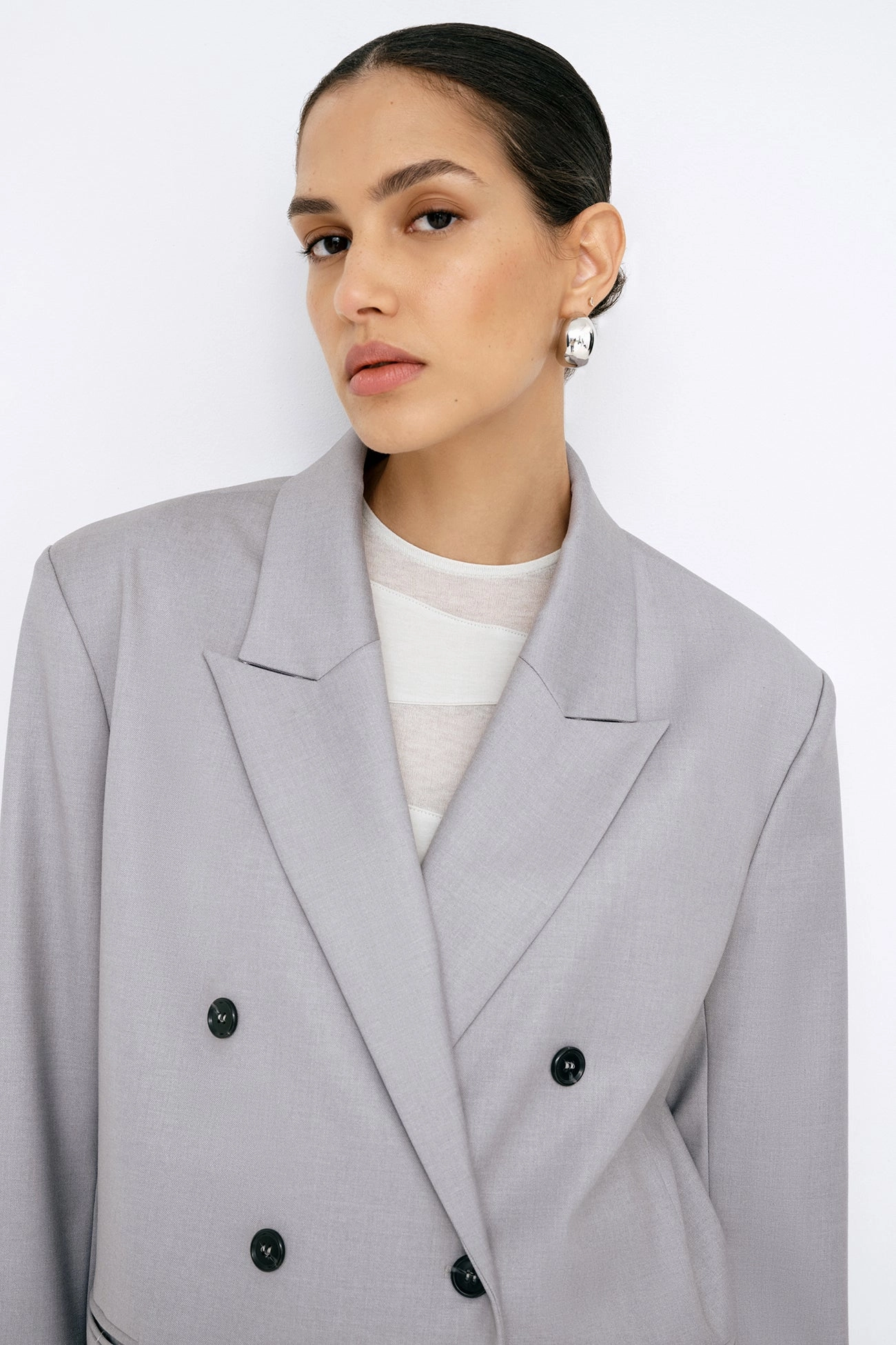 ribbed texture Hannah Blazer
