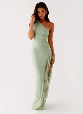 Soft Stitch Smart Fit Clarence Maxi Dress - Sage