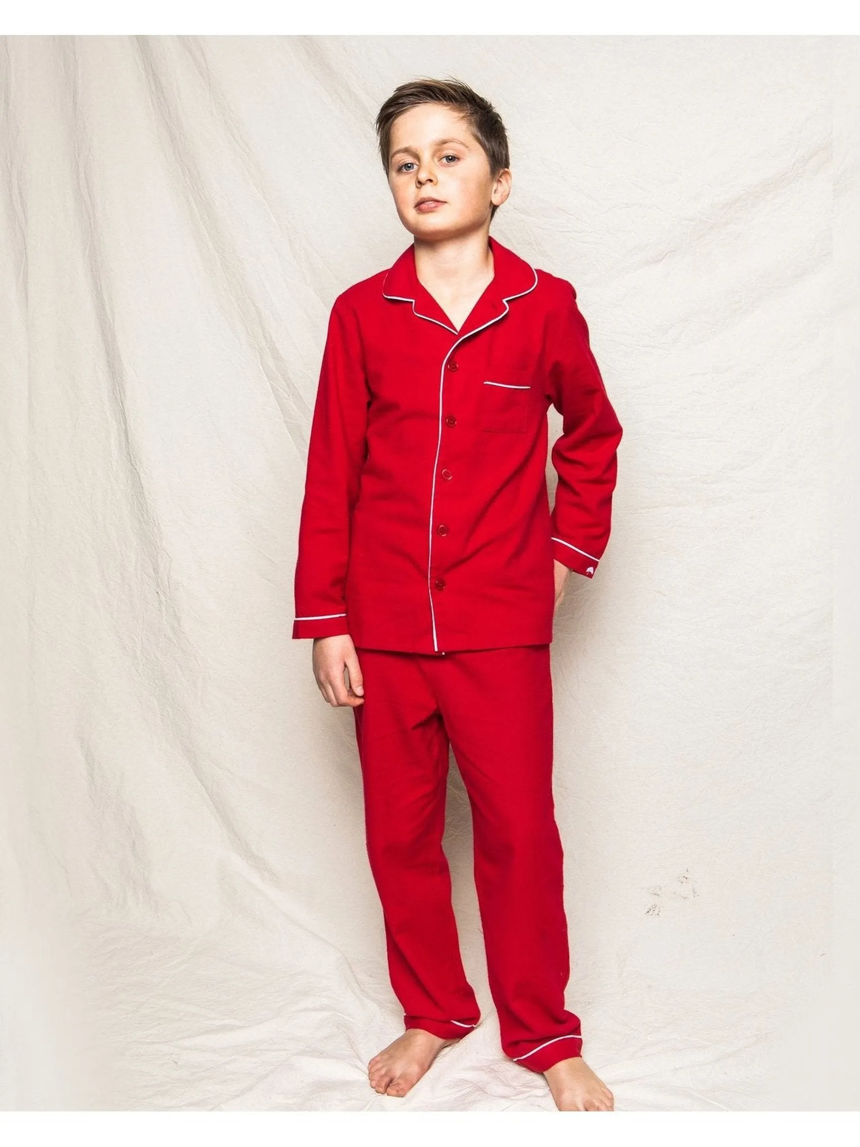 Classic Red Flannel Pajamas