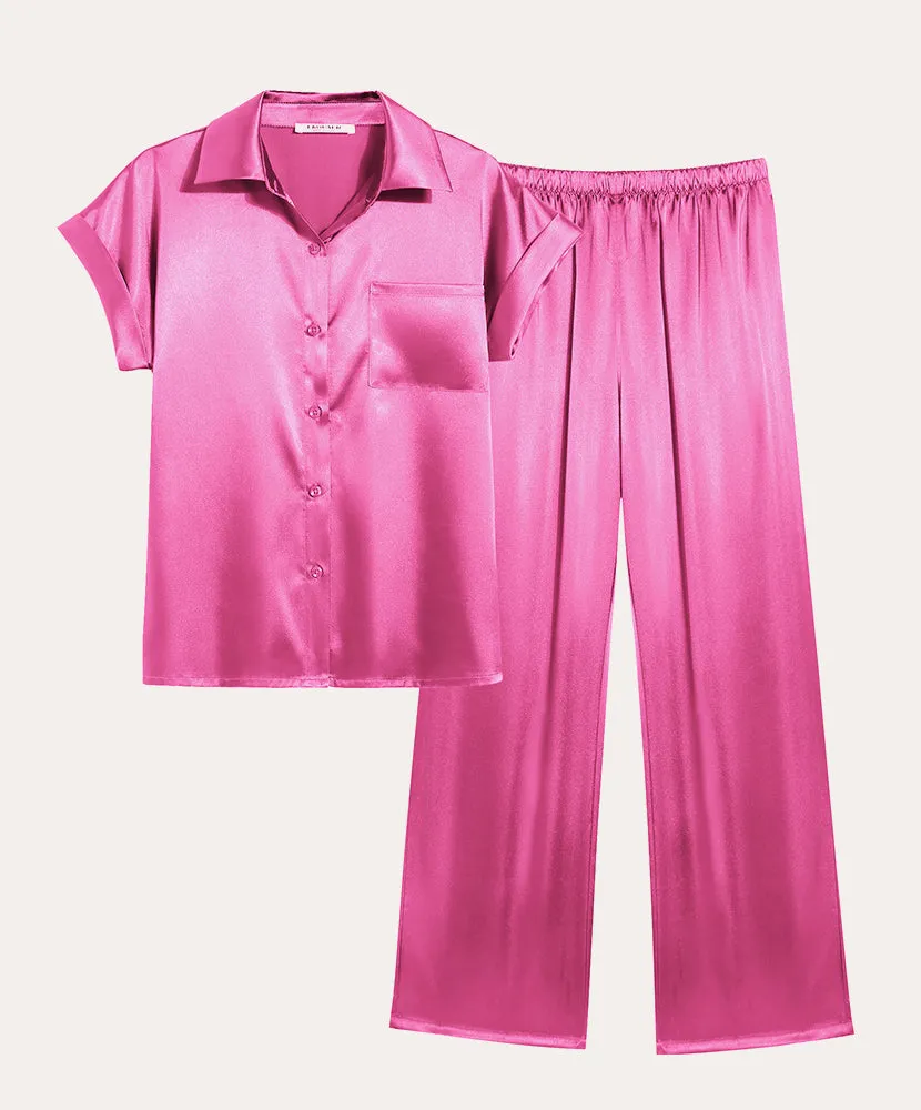 Classic Satin Silky Pajama Set (US Only)