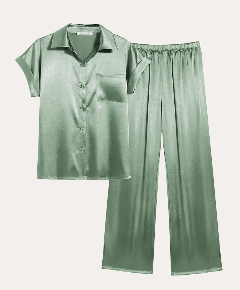 Classic Satin Silky Pajama Set (US Only)