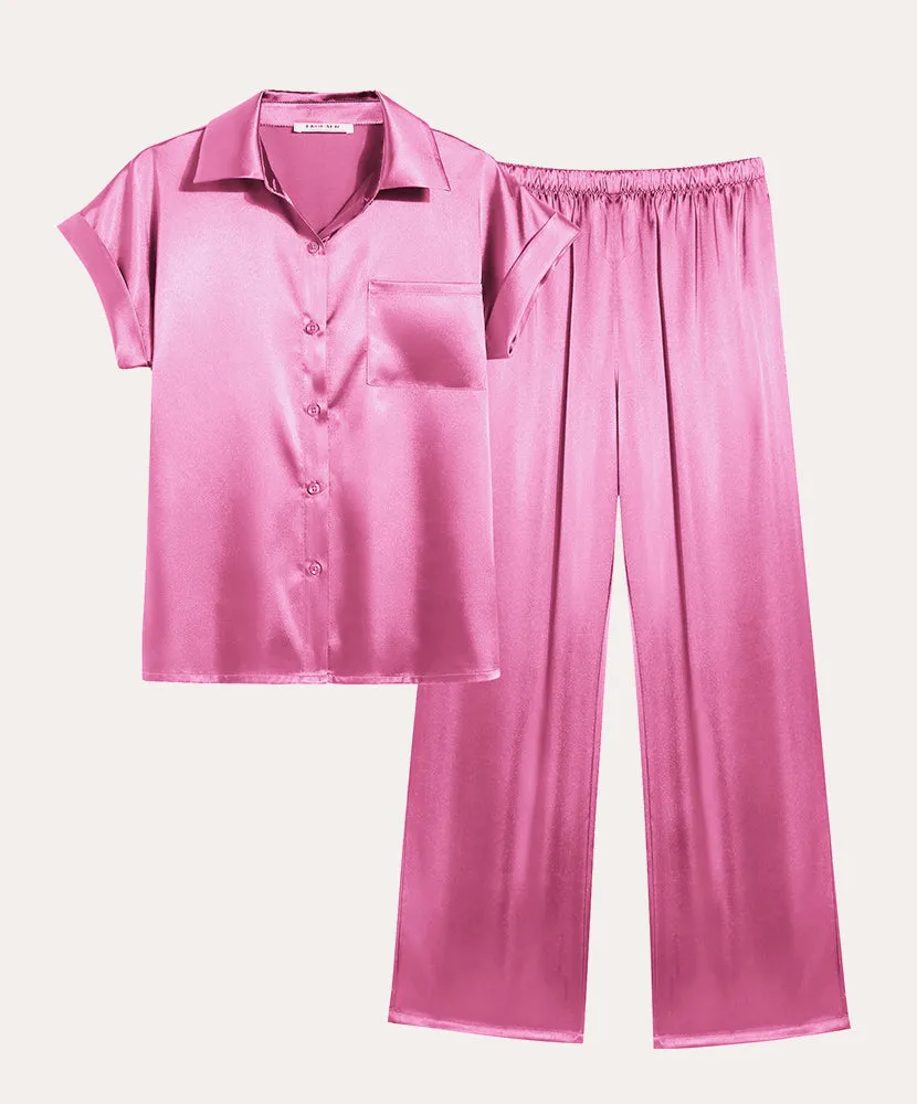 Classic Satin Silky Pajama Set (US Only)