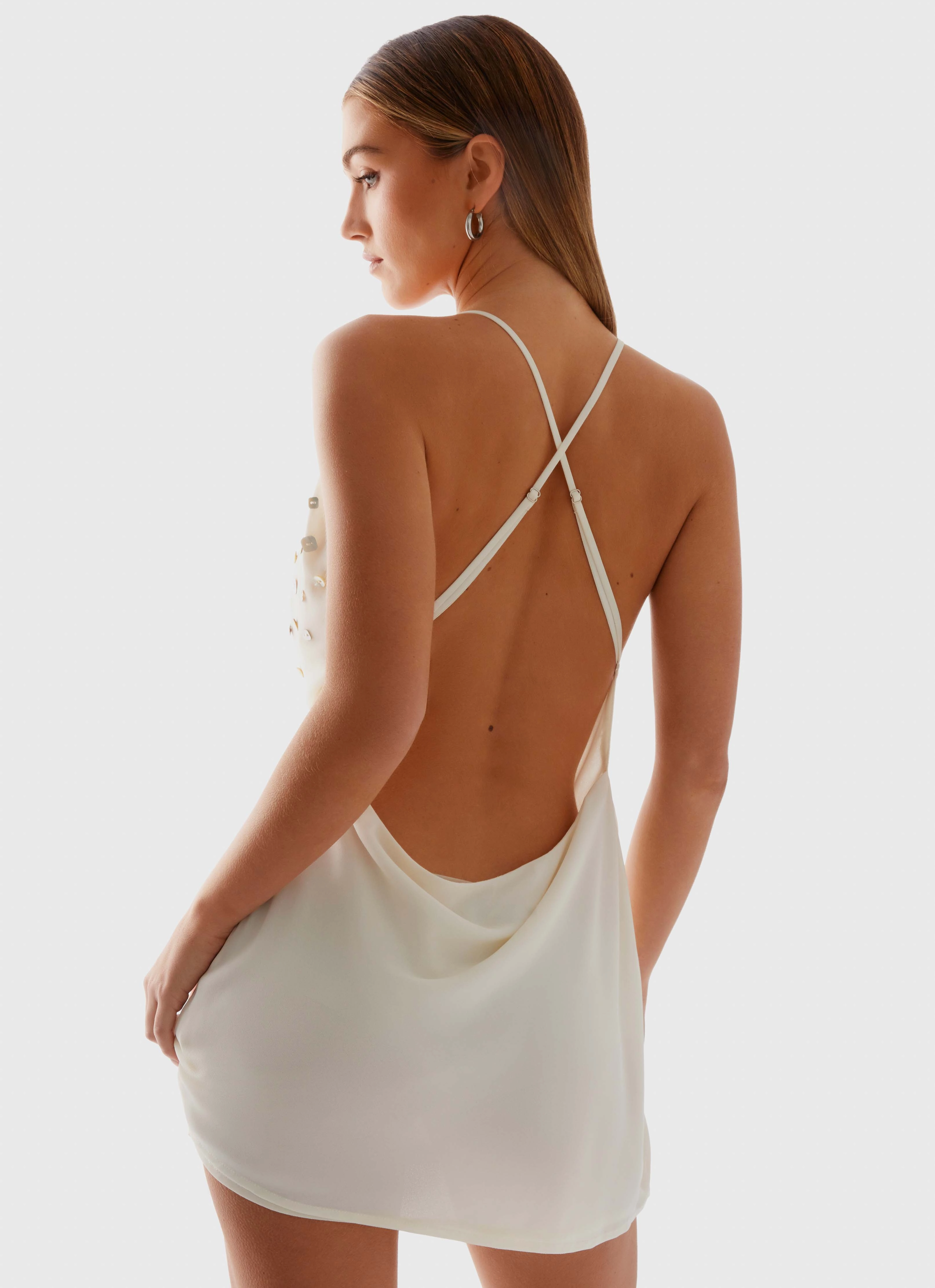Renegade Feeling Mini Dress - Muted Yellow Fashionable Touch