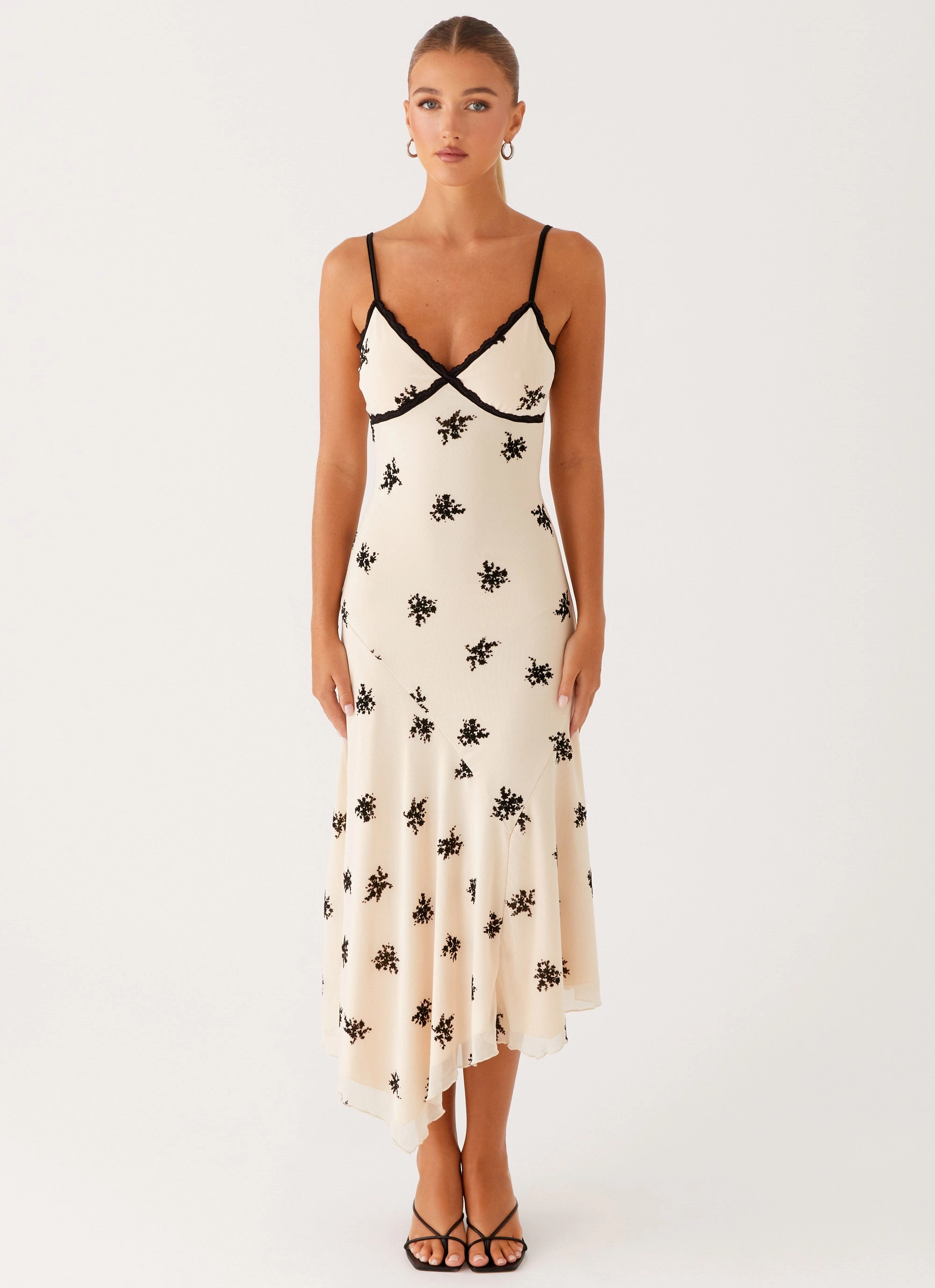 Amelia Midi Dress - Nude Tailored Layers Tailored Elegance