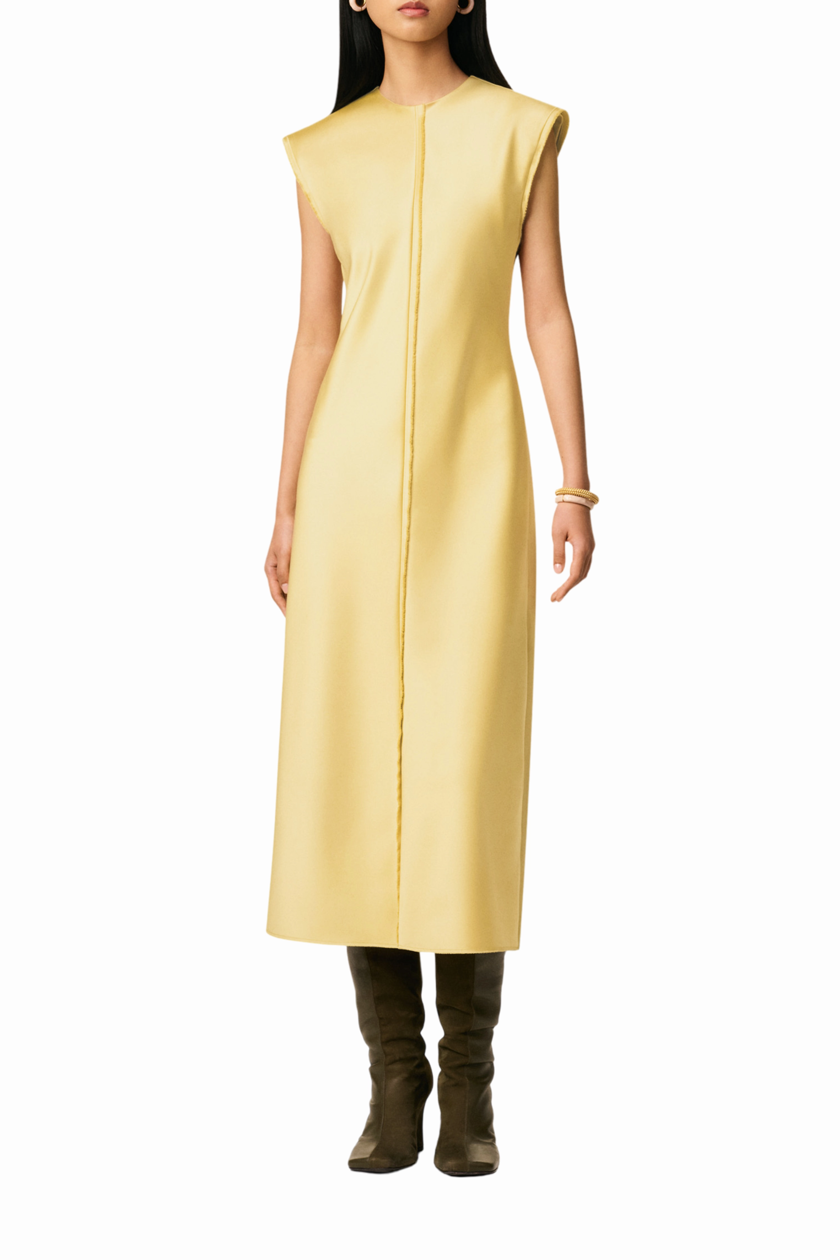 Long Dress Soft Design Soft Colorway