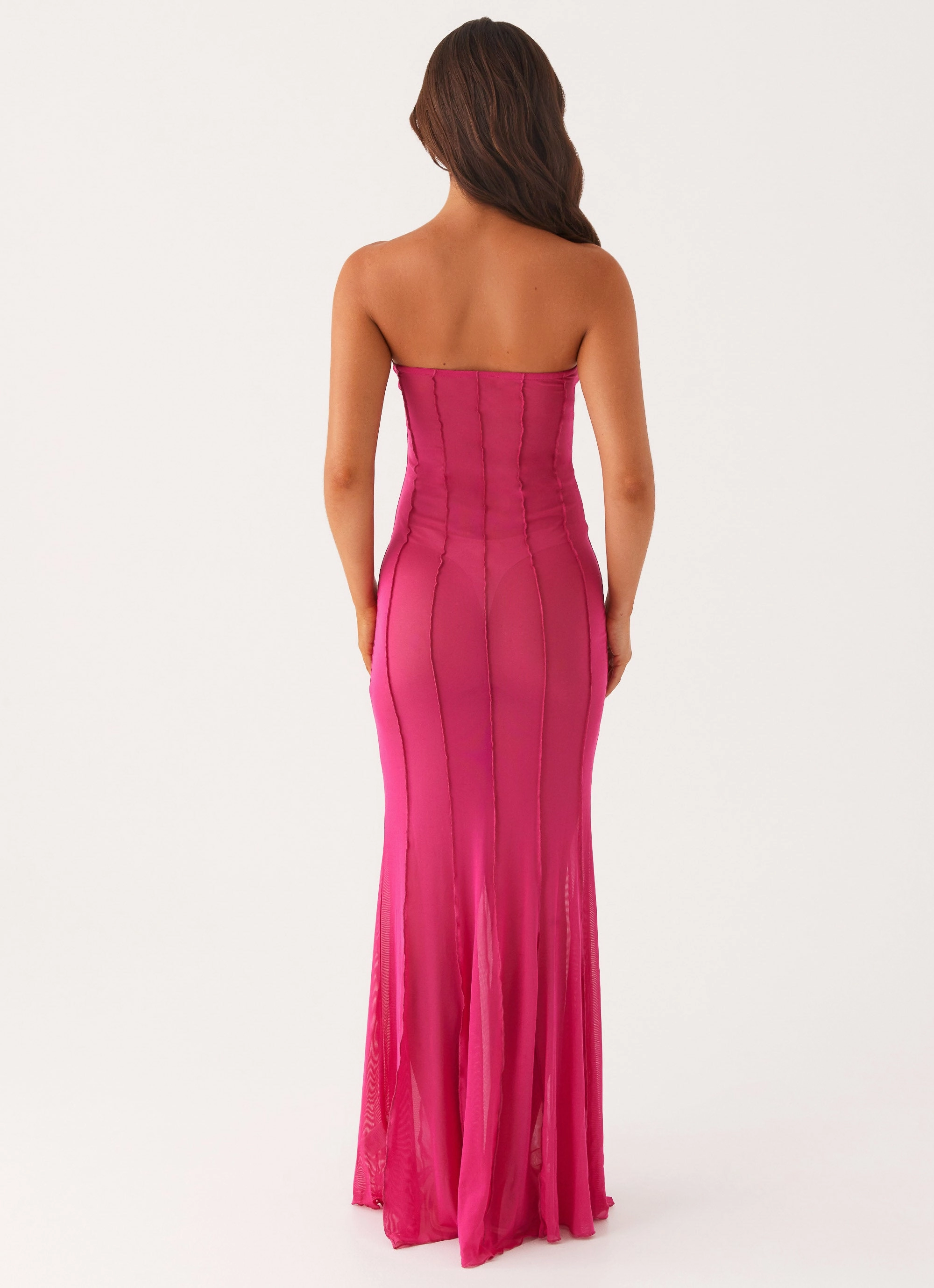 Cool Texture Kennedy Maxi Dress - Fuchsia