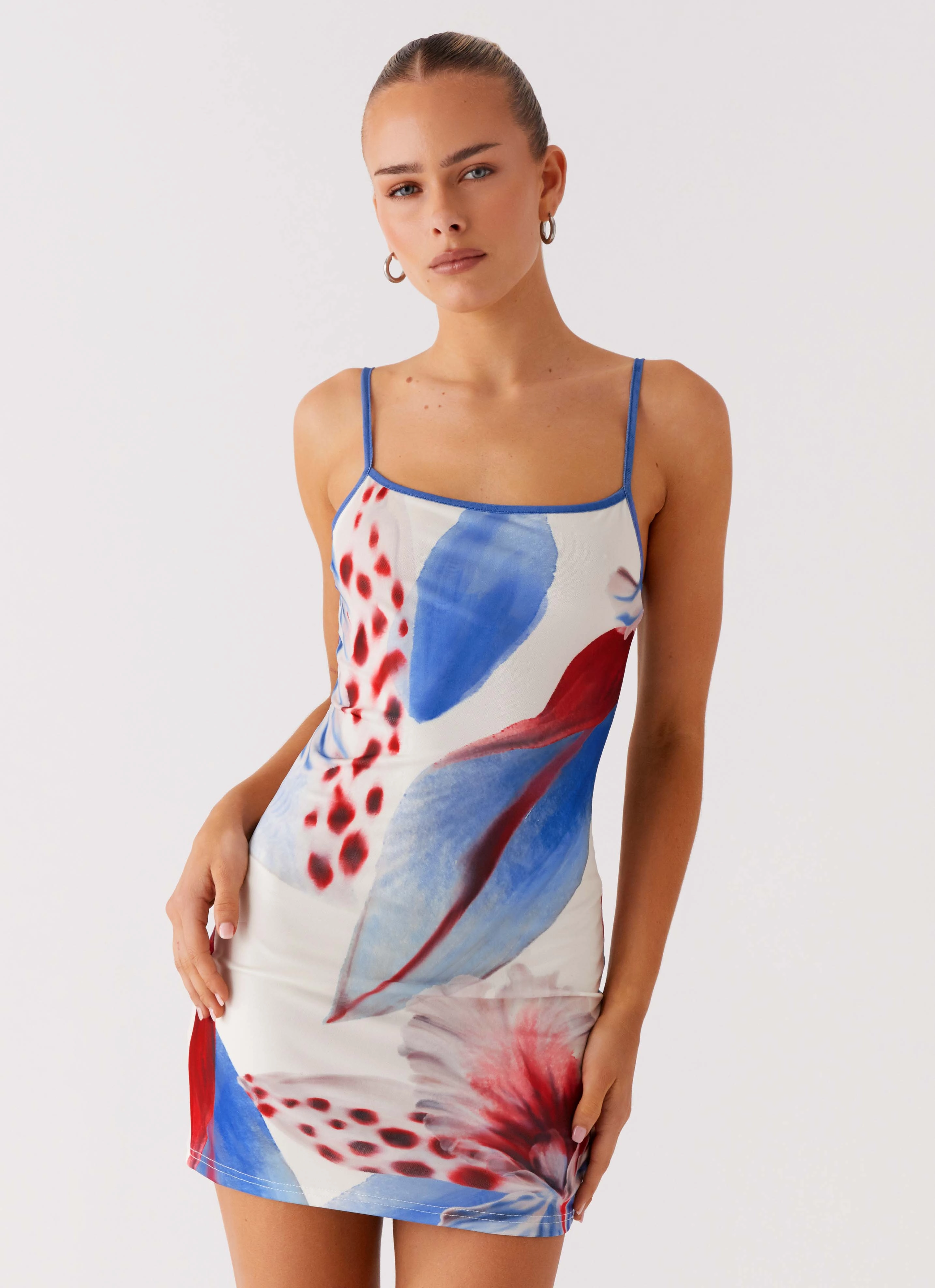Calm Energy Everett Mini Dress - Deep Sea Bloom