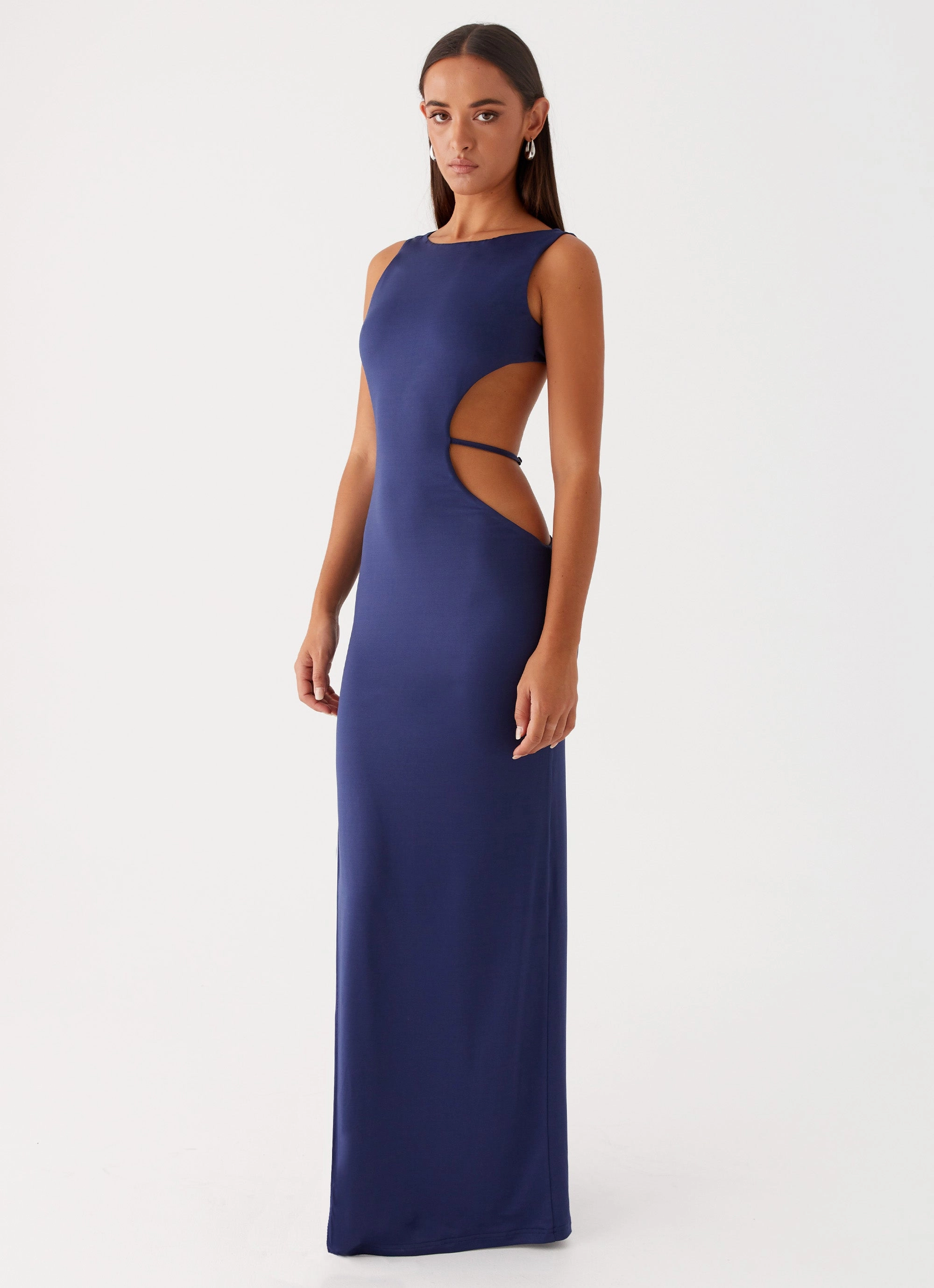 Sutton Maxi Dress - Navy Fall Outfit