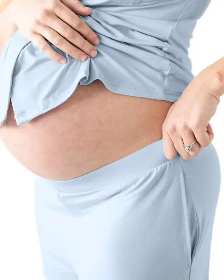 Clea Bamboo Maternity & Postpartum Short Sleeve Pajama Set (More Colors)
