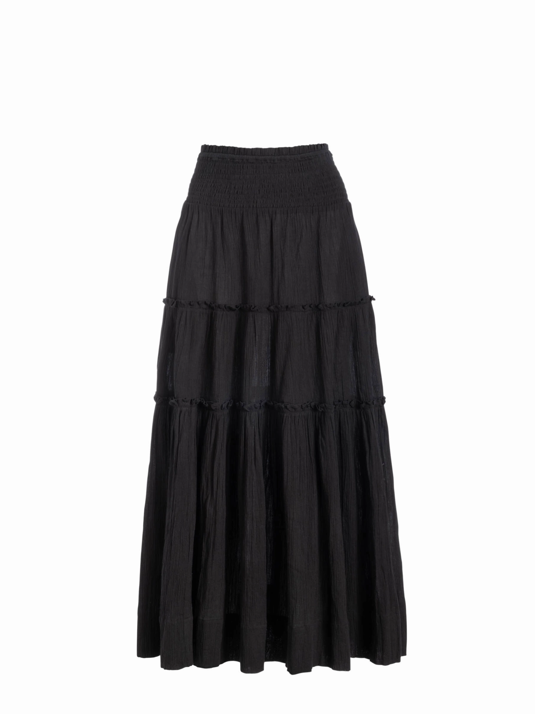 Style Essential Biodegradable Fabric Charlie Skirt In Black