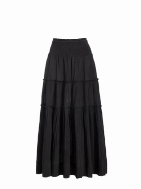 Style Essential Biodegradable Fabric Charlie Skirt In Black