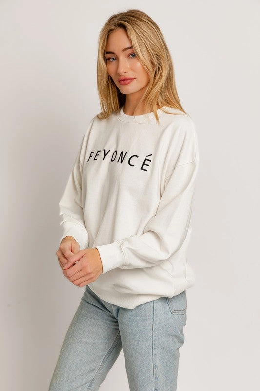Feyonce Sweatshirt Elastic Seamless Design