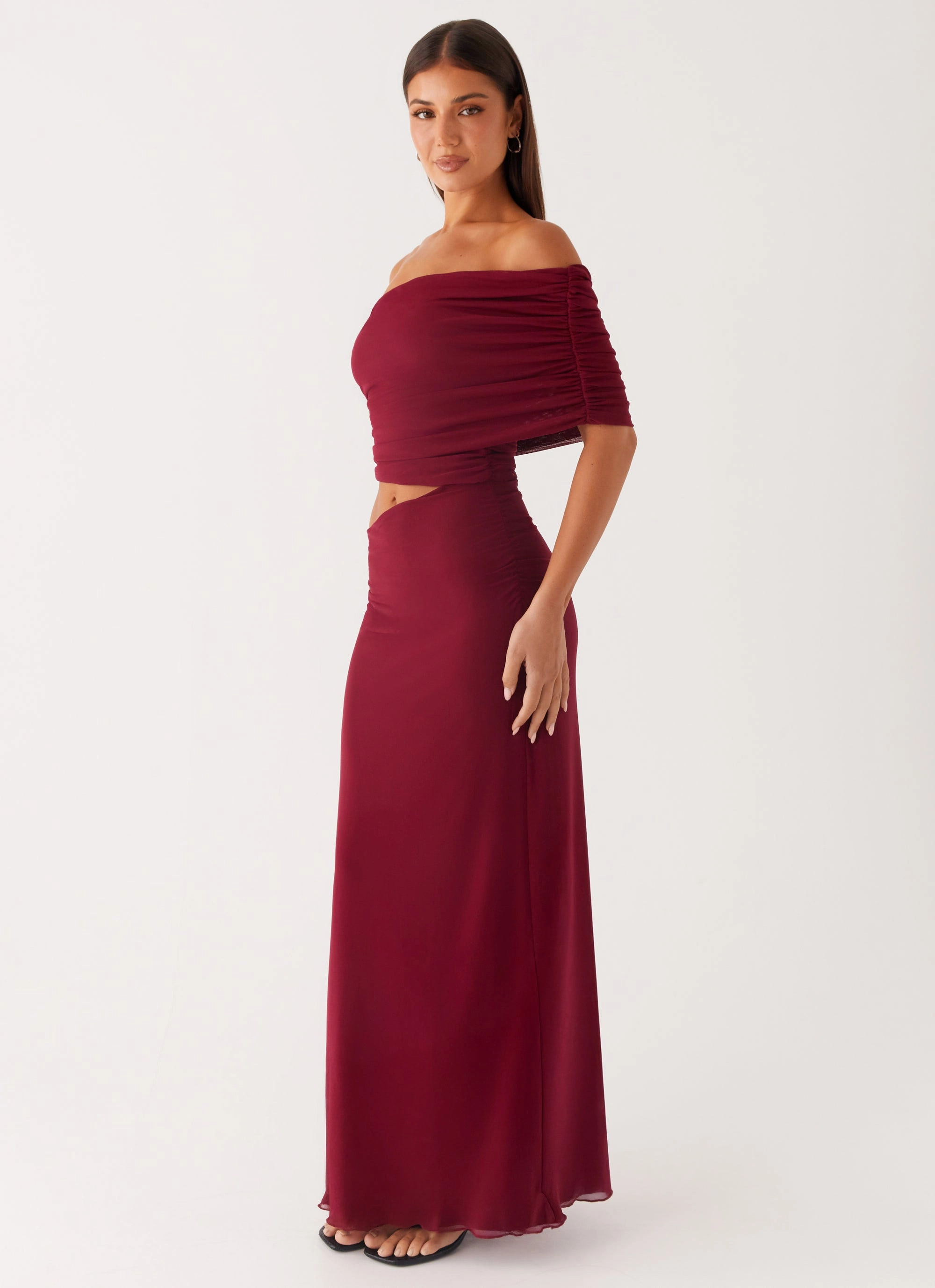 Urban Look Gillian Maxi Dress - Maroon