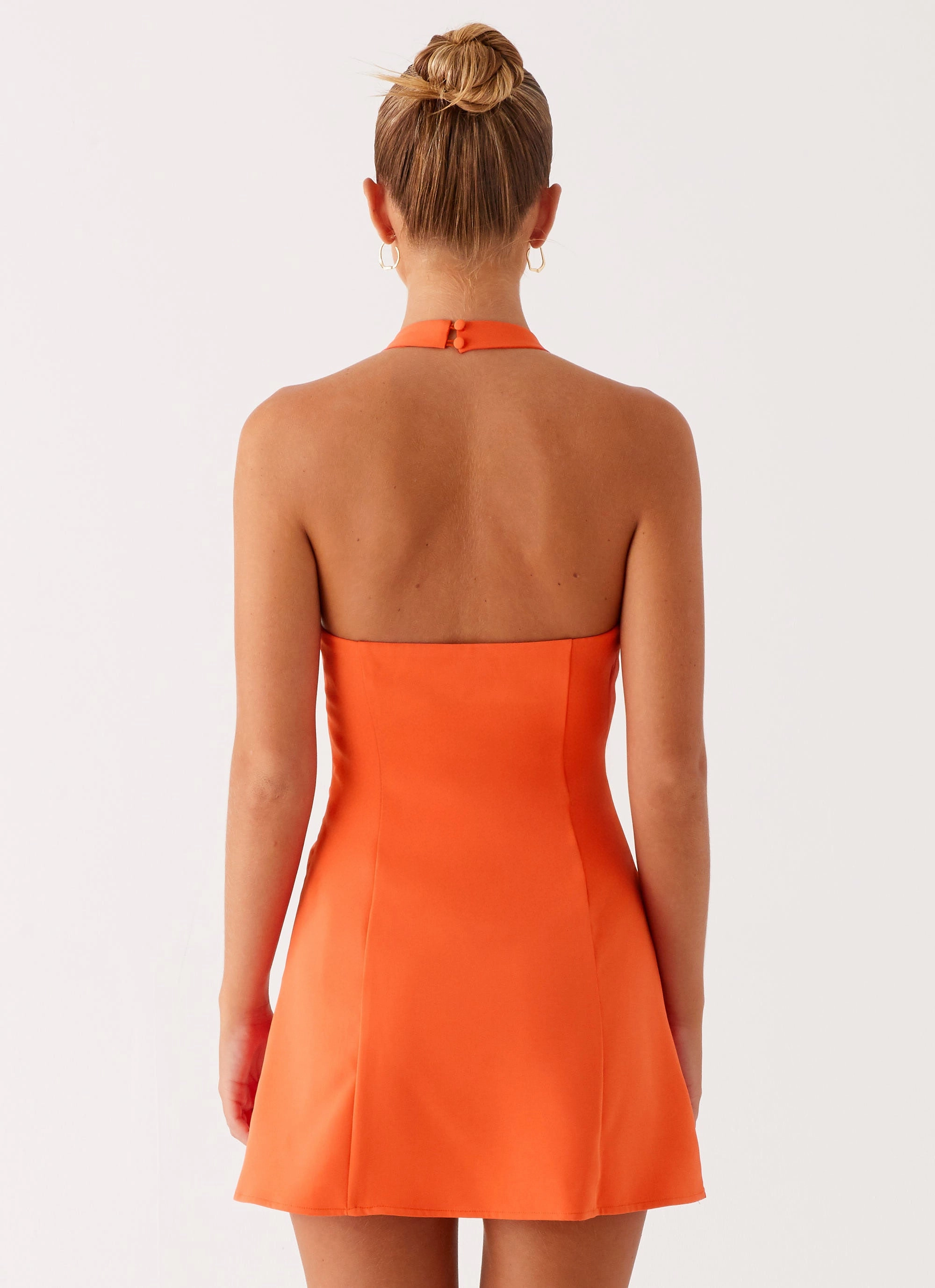 Coa Mini Dress - Tangerine Bold Look