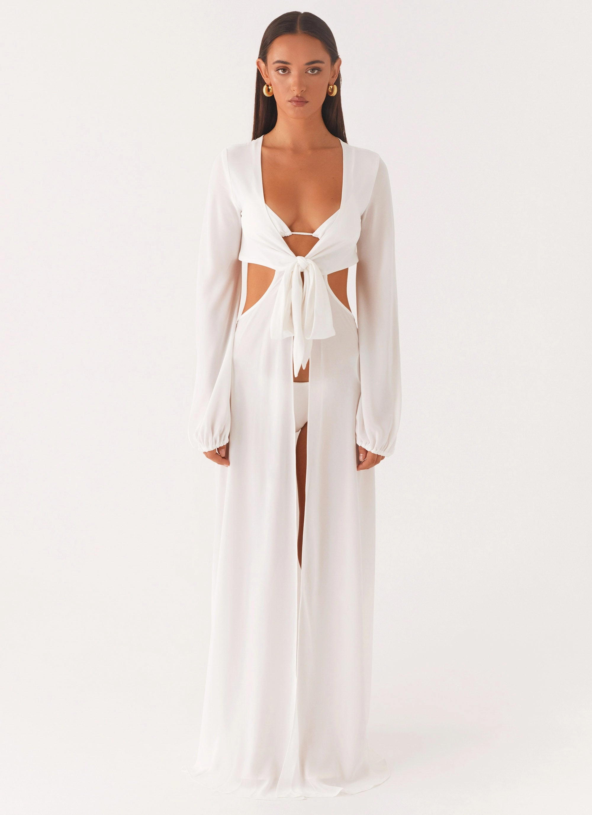 Art Soul Coastal Maxi Dress - White