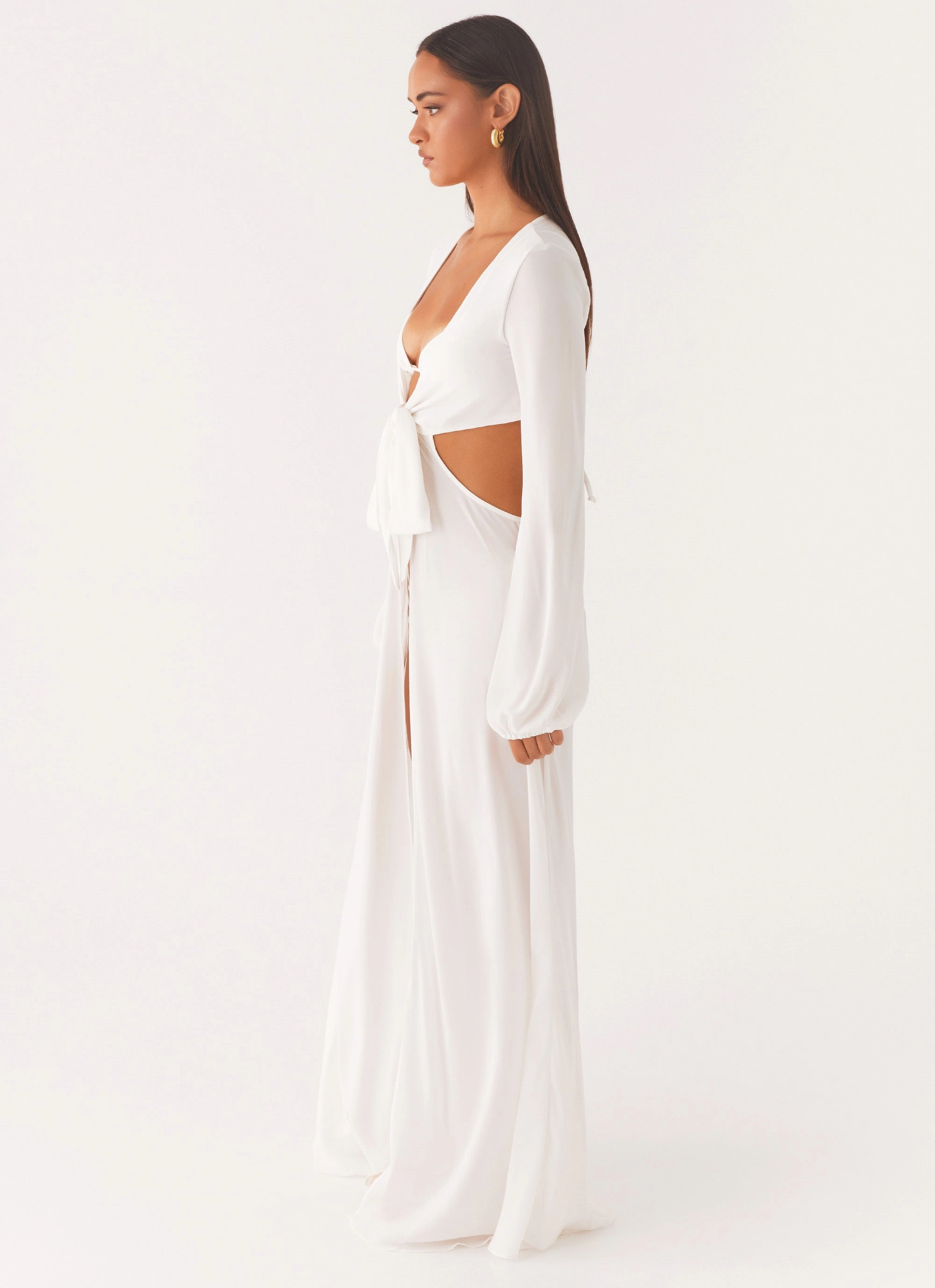 Resort Ready Coastal Maxi Dress - White