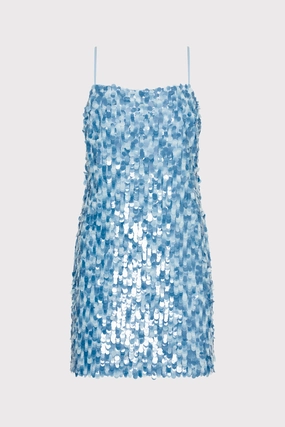 Colette Sequins Beaded Mini Dress Versatile Layer Wear Fashionable And Functional