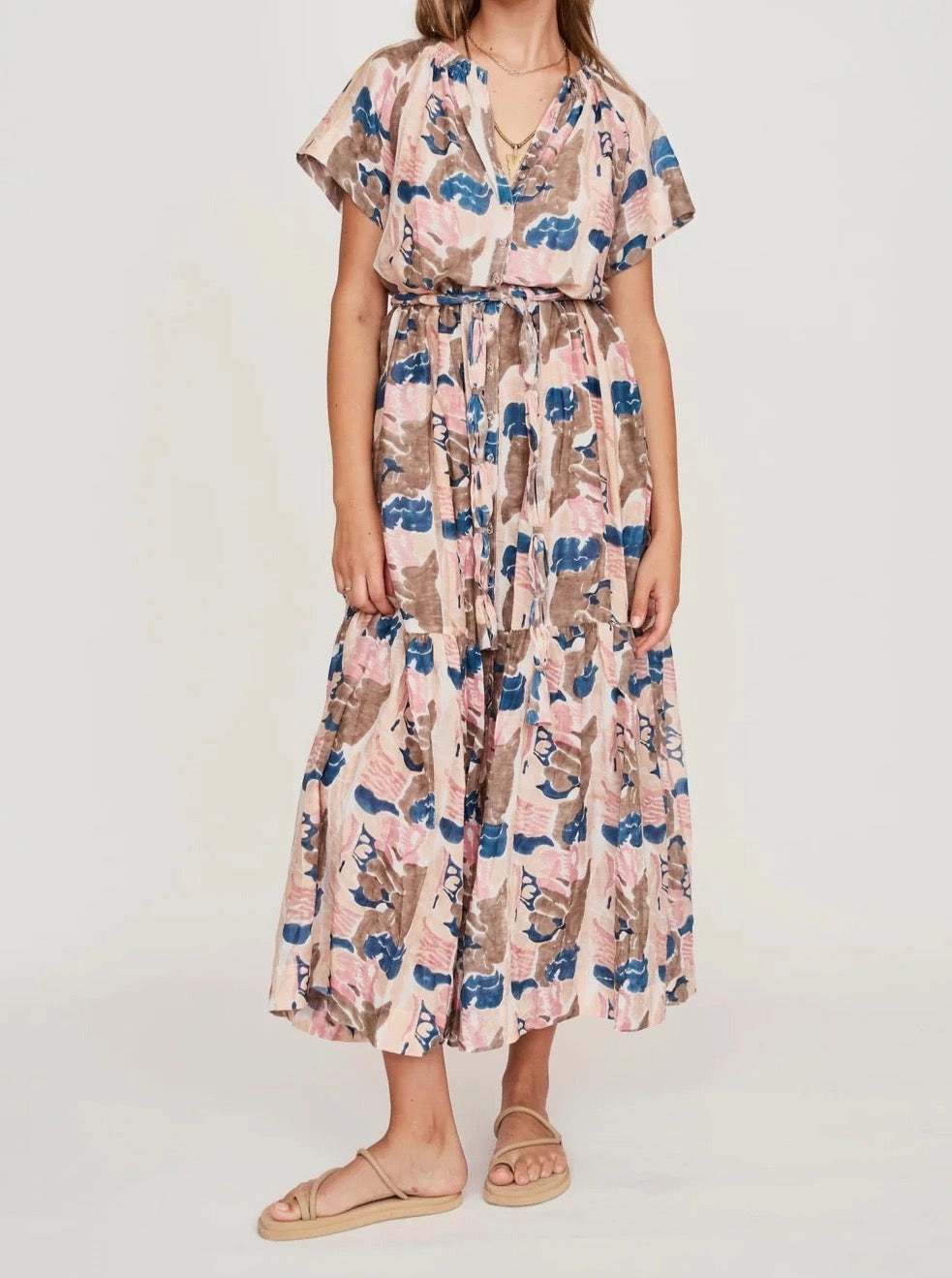 Sophisticated Touch Mirth Vienna Maxi in Reef In Shortcake