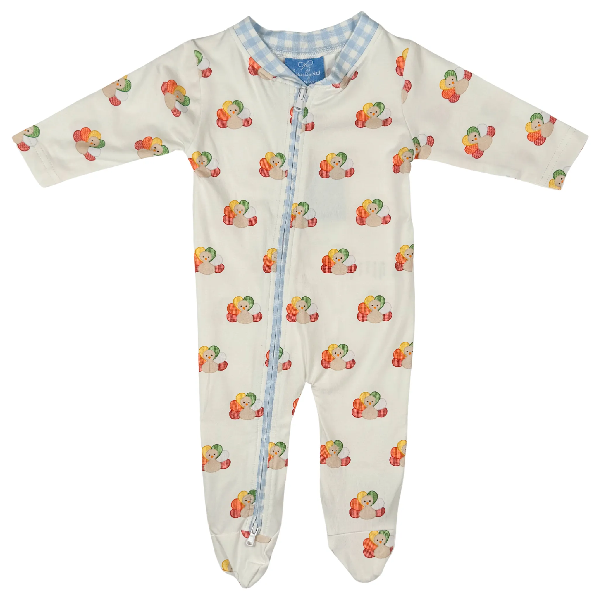 Colorfully Thankful Bamboo Footie