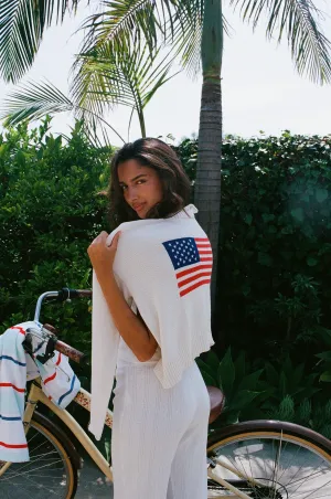Sienna Patriot Sweater Modern Design Tear Resistant