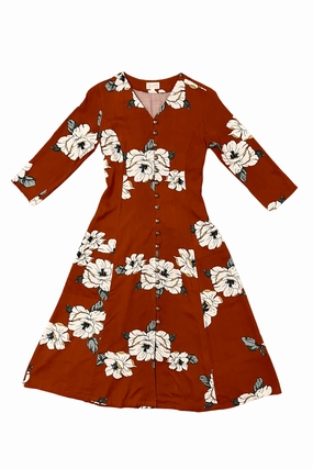 Fiona Dress in Sienna Magnolia Stylish party wear