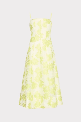 Timeless Touch Striped Floral Fil Coup?? Dress