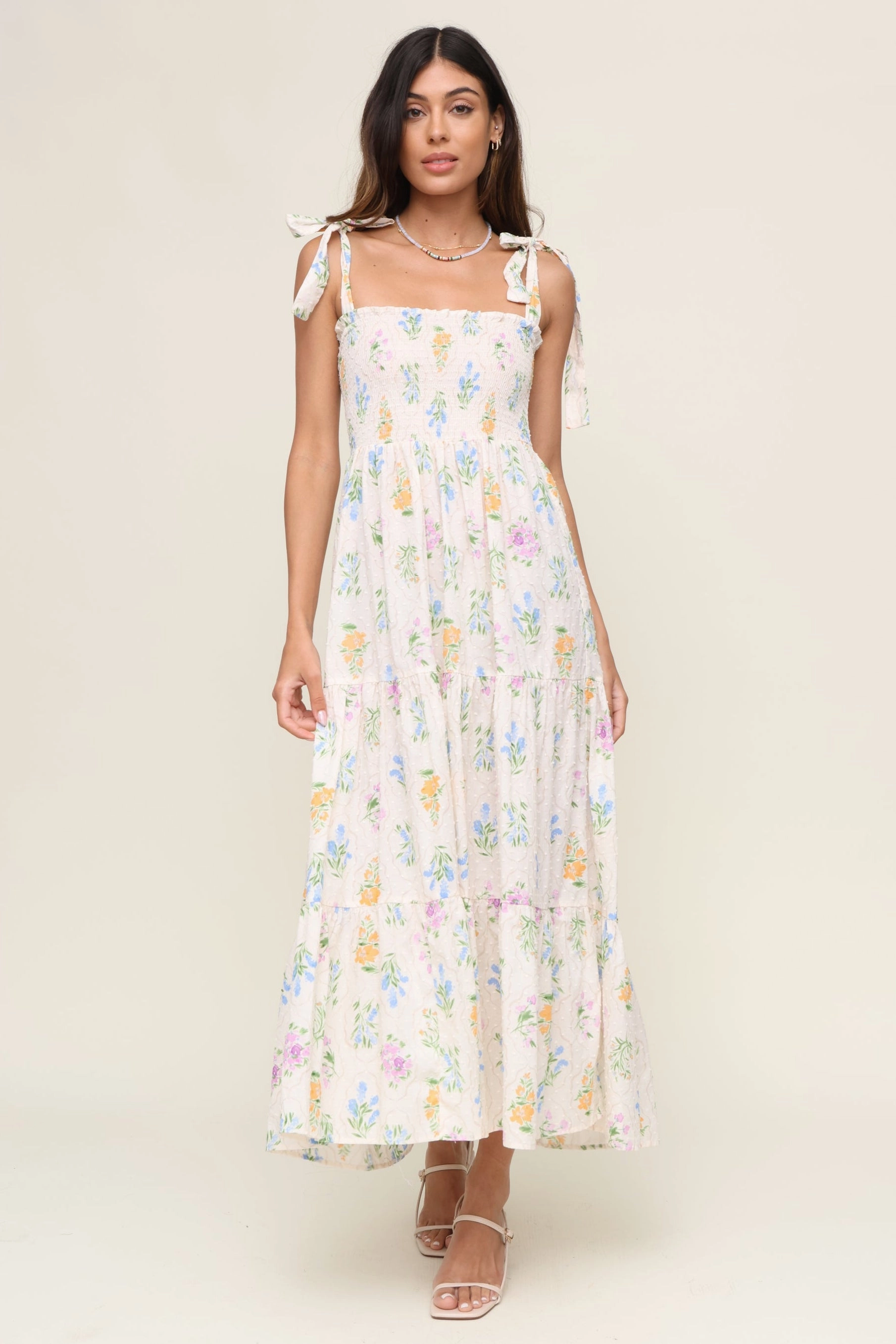 Breezy Style Comfort Layer Wear Floral Daydream Dress
