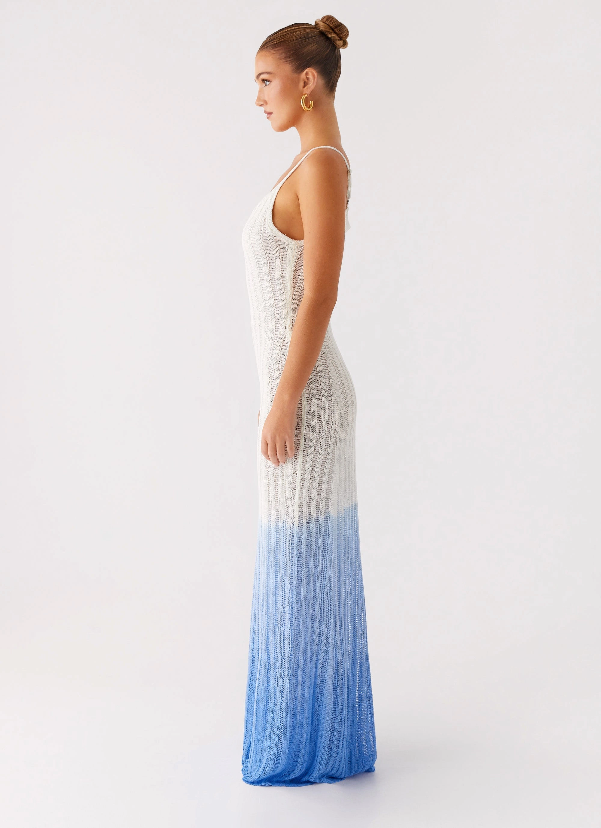 Gentle Aesthetic Kiki Maxi Dress - Ombre Blue