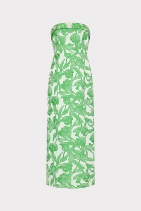 Tulip Jacquard Strapless Dress everyday staple Trend Appeal