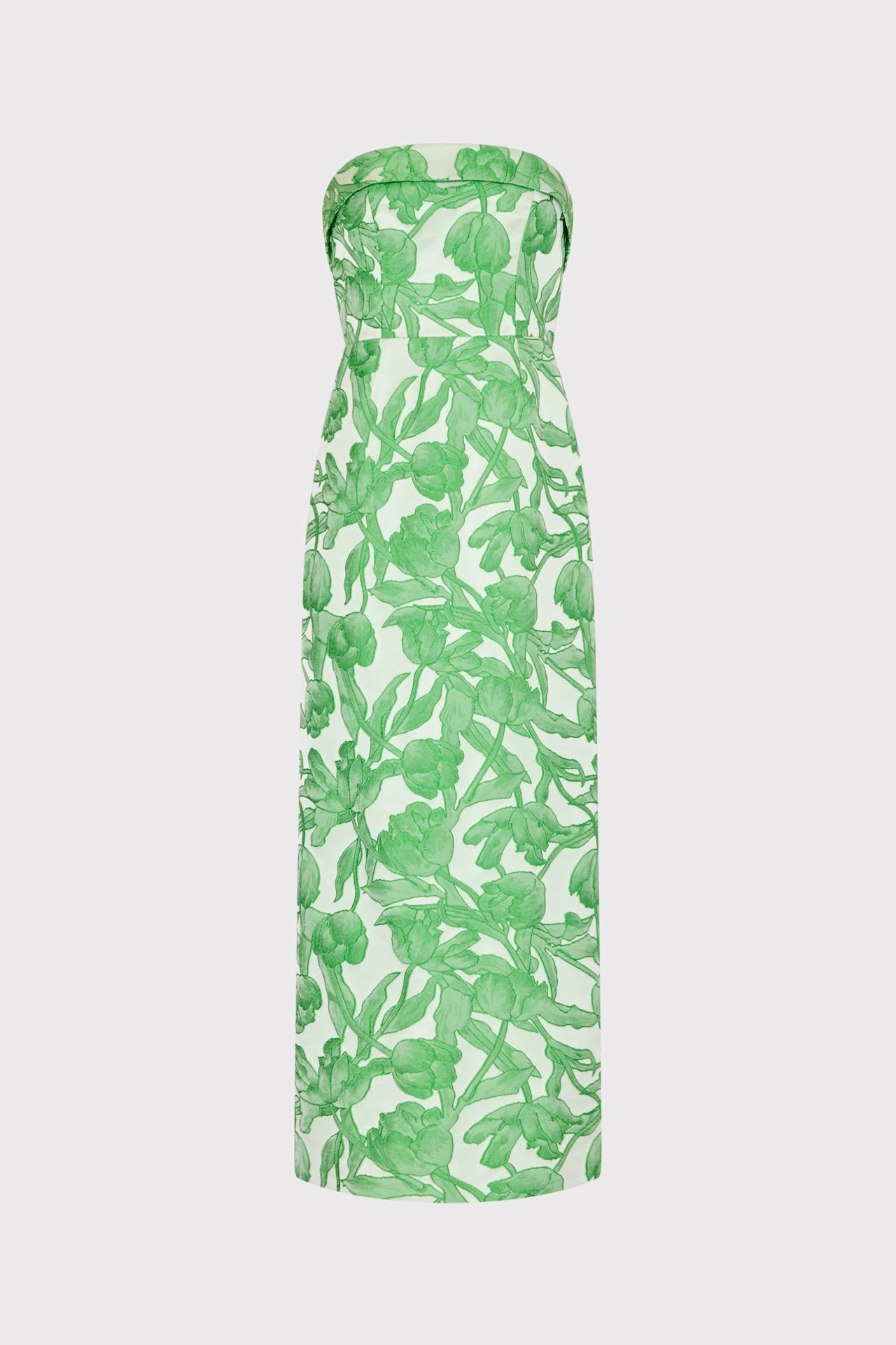Tulip Jacquard Strapless Dress everyday staple Trend Appeal